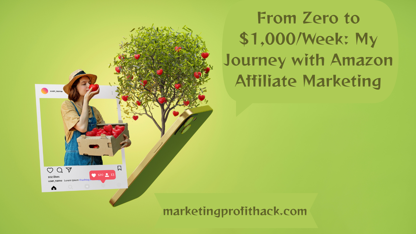 From Zero to $1,000/Week: My Journey with Amazon Affiliate Marketing