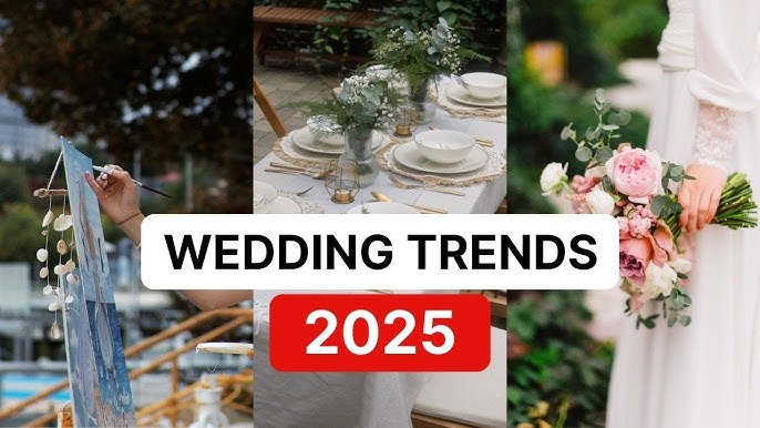 Top Wedding Trends for 2025: What's In and What's Out