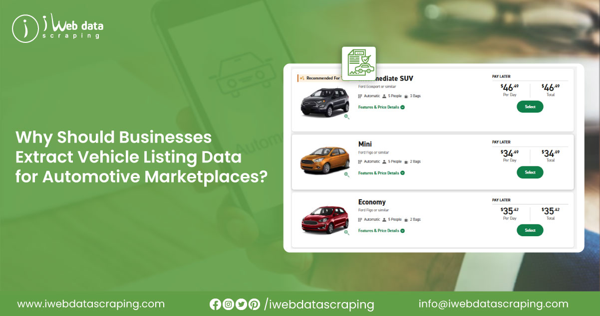 Extract Vehicle Listing Data for Automotive Marketplaces
