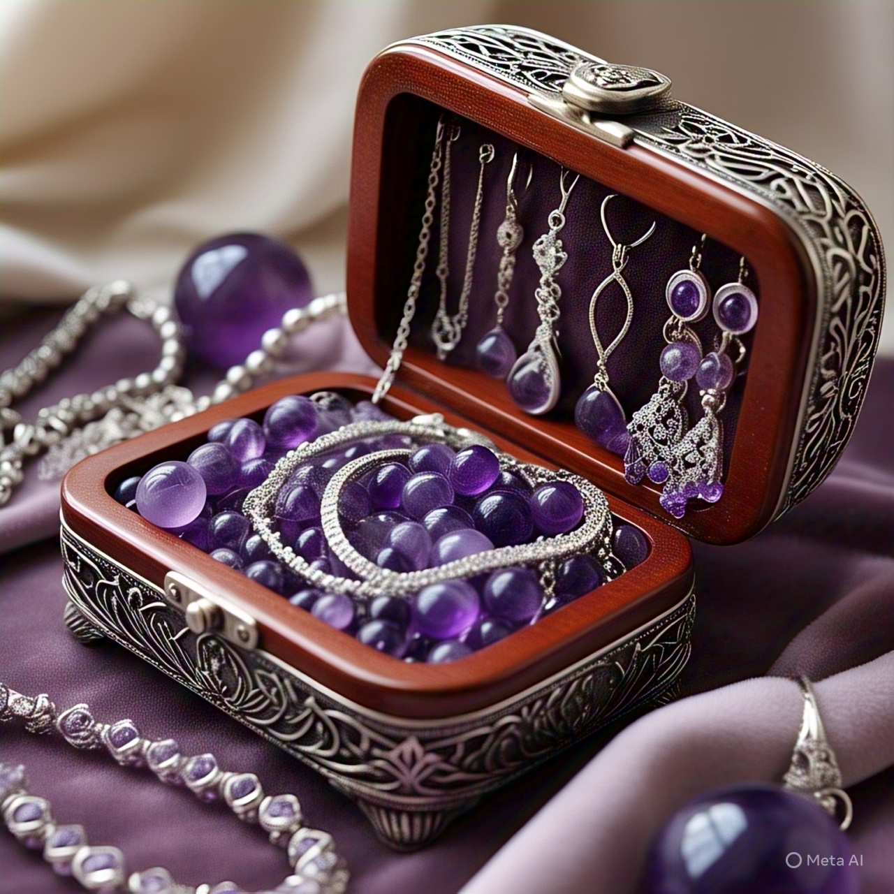 Elegant Goals In Crimson: The Fascinating Allure Of Amethyst Shine With Jewelry