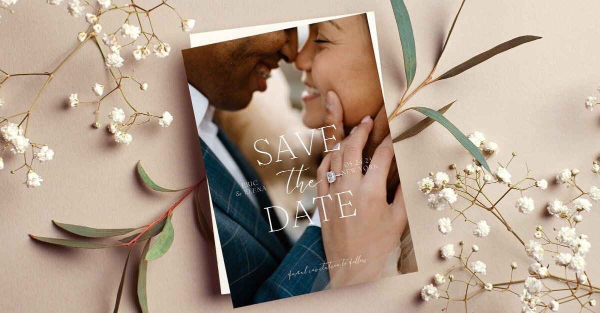 Design and Print High-Quality Event or Wedding Save the Date Cards Online