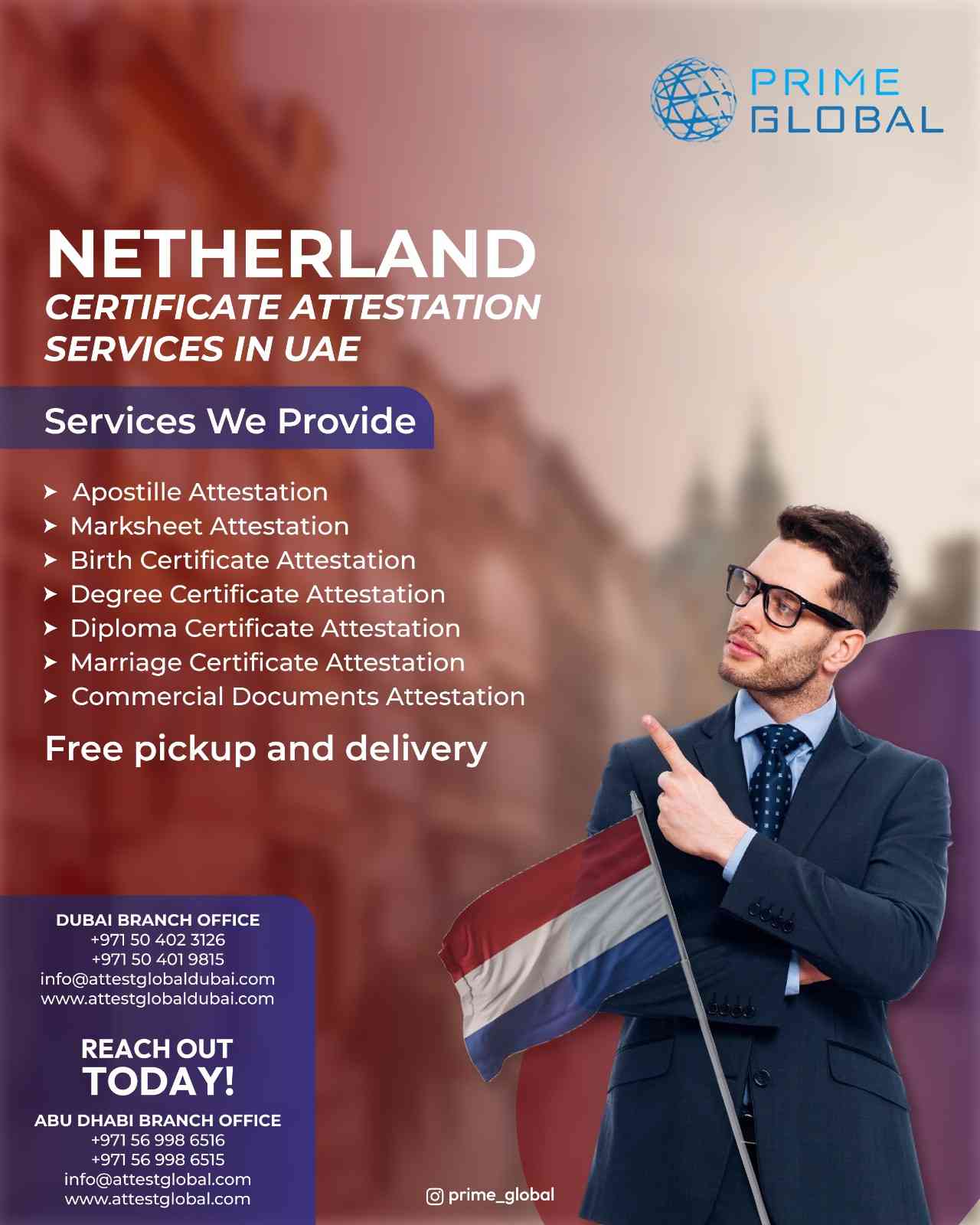 Fast and Secure Netherlands Document Attestation Services in the UAE
