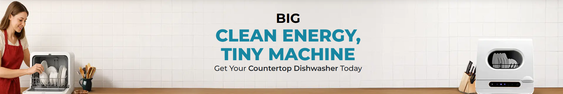 Efficient Cleaning with Compact Countertop Dishwashers