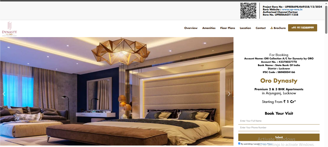 Oro Dynasty Lucknow | 2 & 3 BHK Flats in Arjunganj