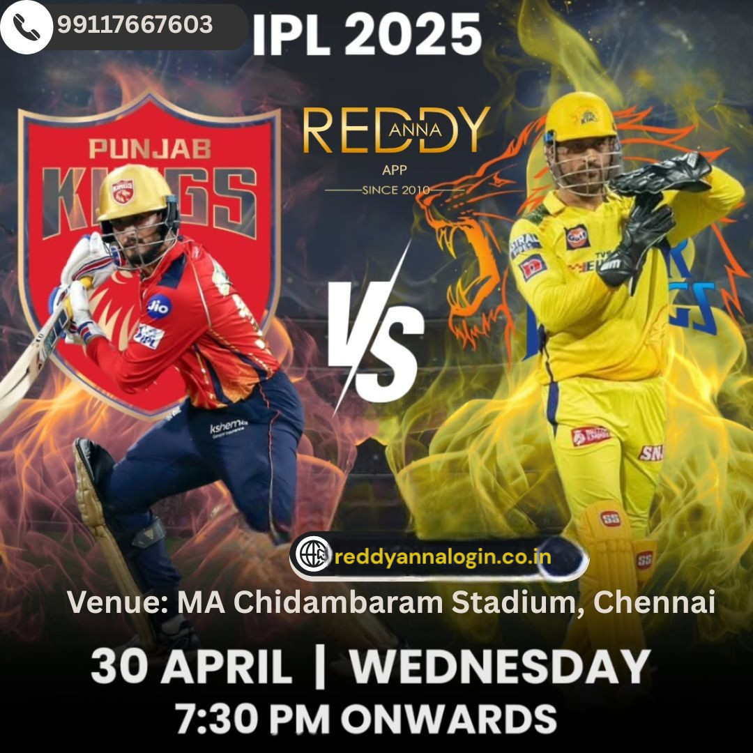 Fan Predictions and Key Players to Watch in the CSK vs PBKS IPL Face-Off with Reddy Anna Book