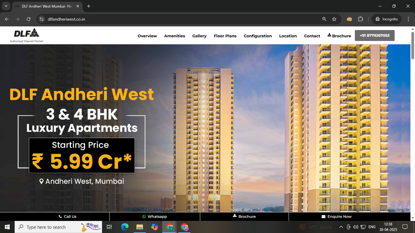 DLF Andheri West Mumbai | 3 & 4 BHK Luxury Apartments