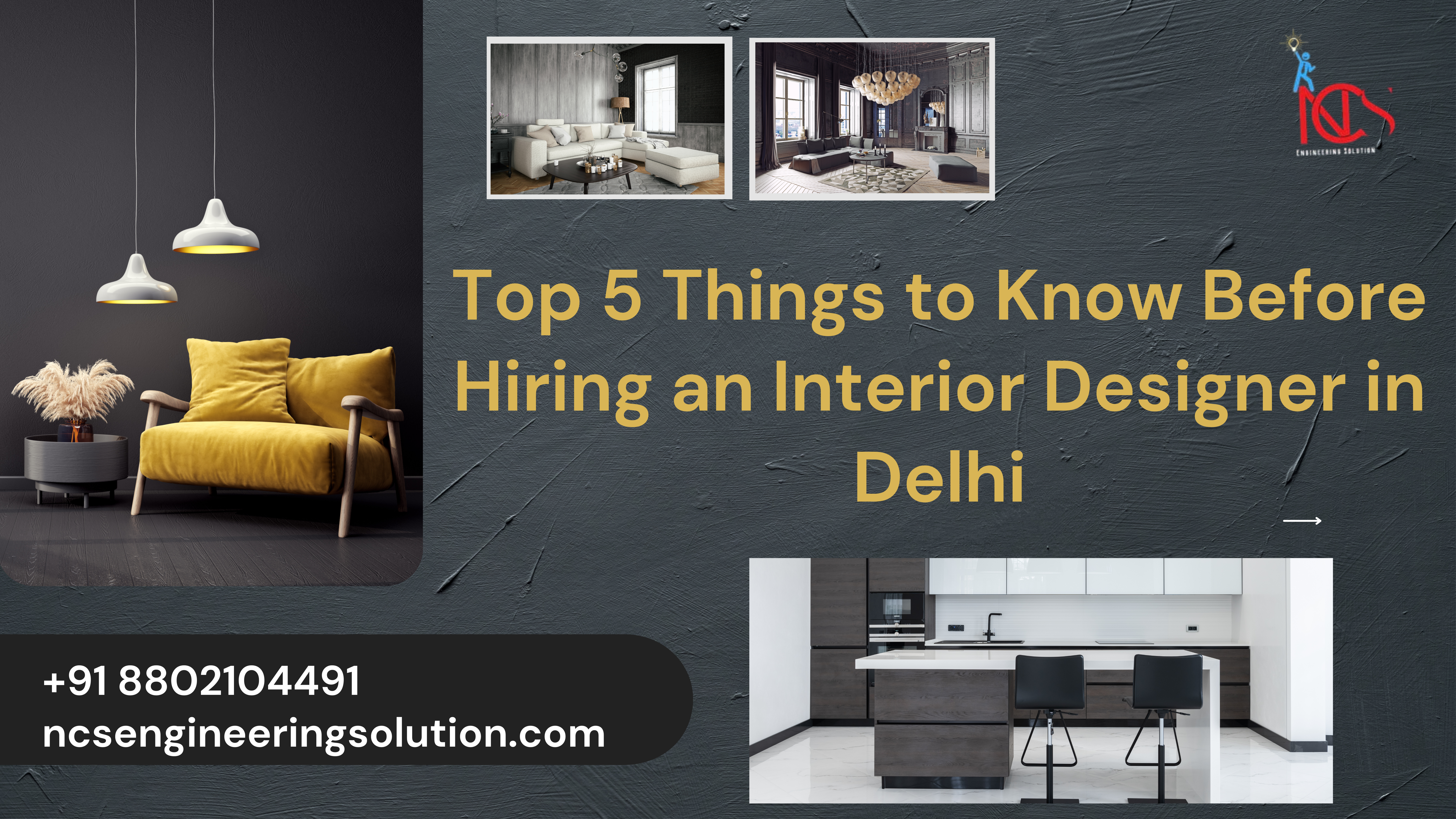 Top 5 Things to Know Before Hiring an Interior Designer in Delhi