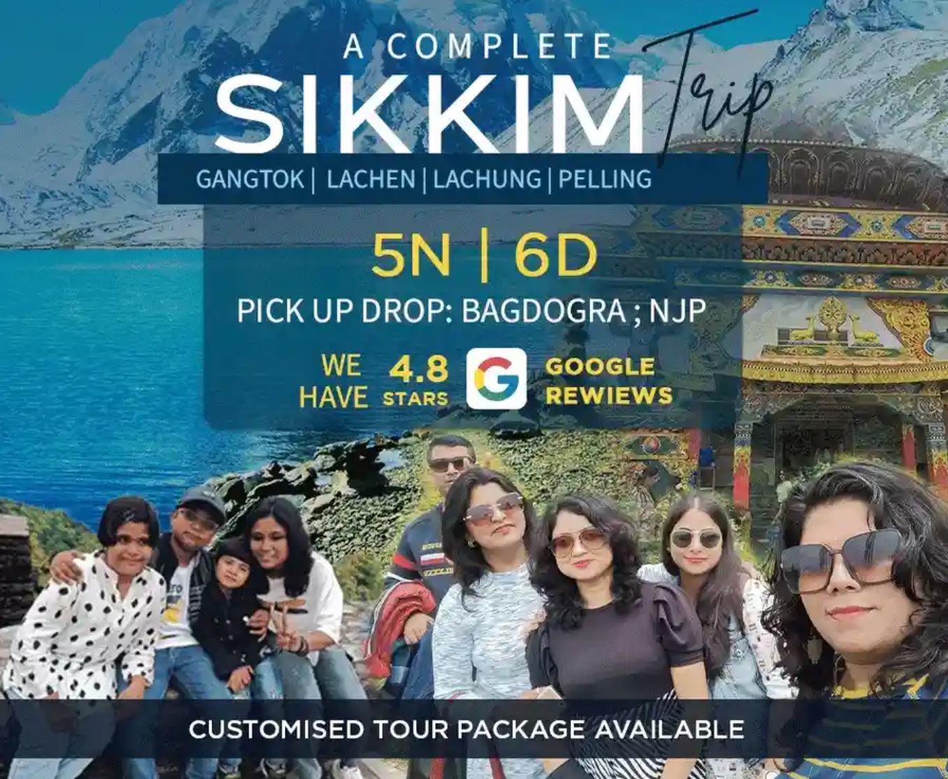 Explore the Beauty of the Himalayas with North Sikkim Tour Packages 2 Night 3 Days