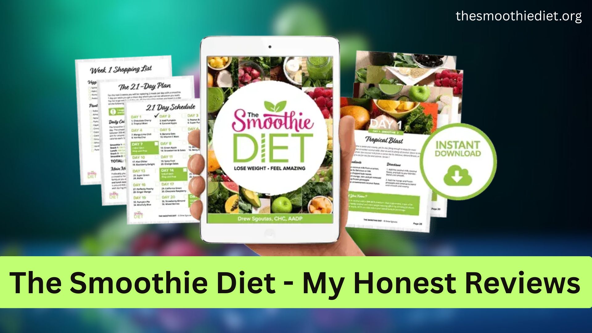 The Smoothie Diet Reviews: My 21-Day Journey with Drew Sgoutas' Plan