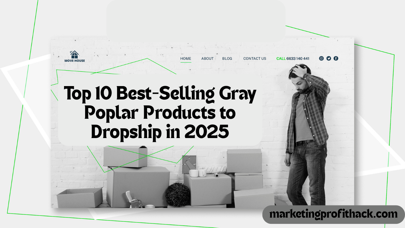 Top 10 Best-Selling Gray Poplar Products to Dropship in 2025