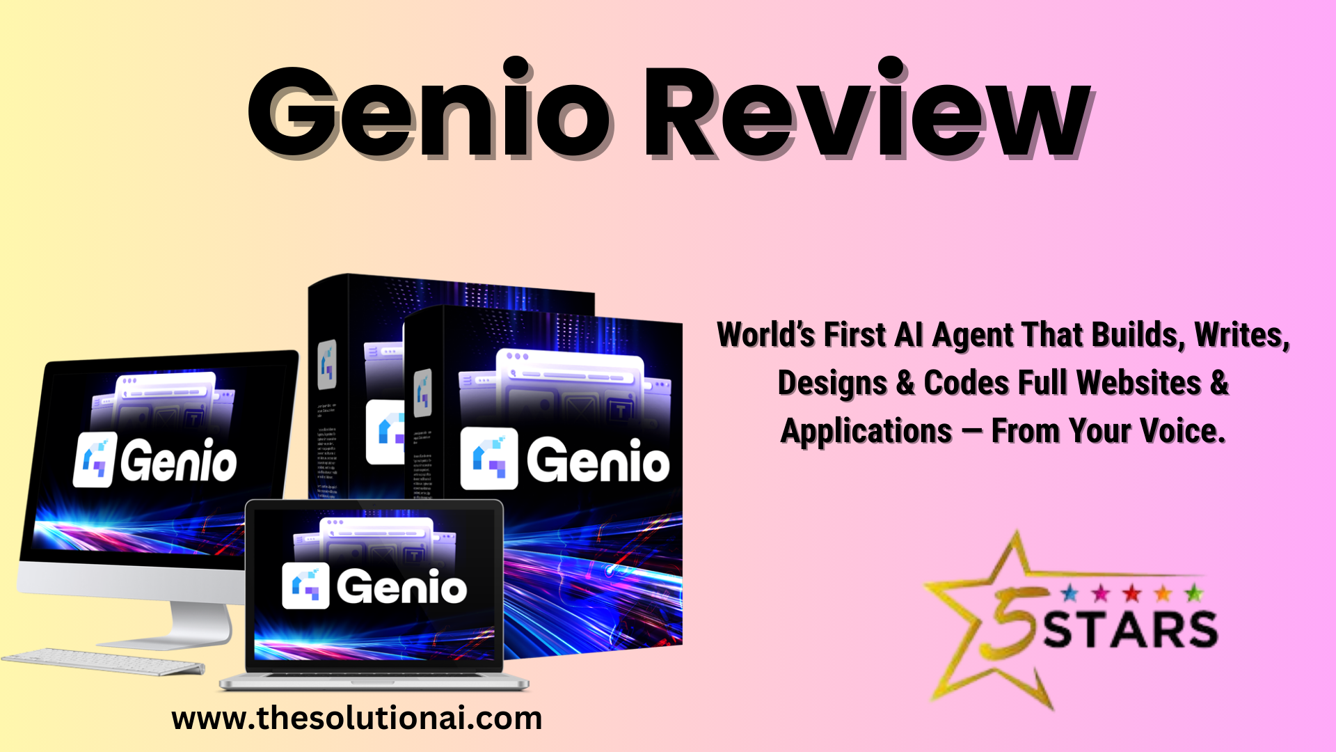 Genio 2025 Review & Bonuses: Voice-Powered Website Builder + 40% OFF Deal
