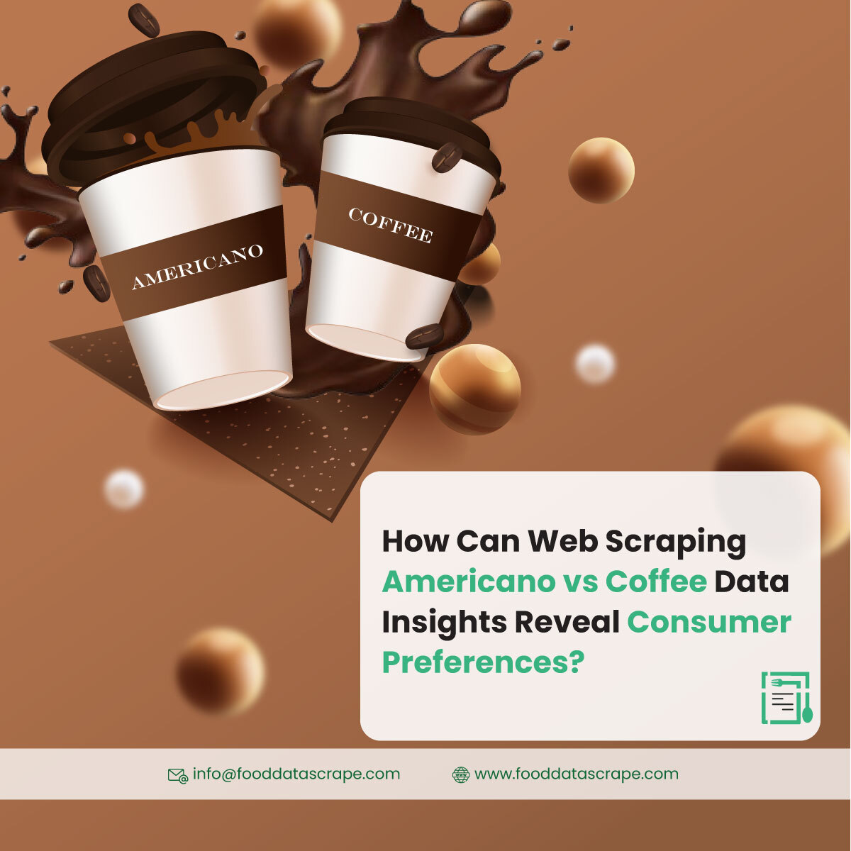 Web Scraping Americano vs Coffee Data Insights