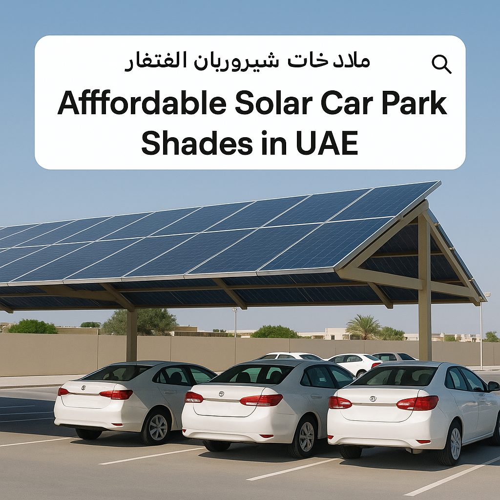 Affordable Solar Car Parking Shades in UAE