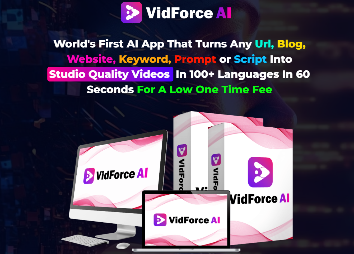 VidForce AI Review – Turn Any URL Into Studio Quality Videos in Any Language