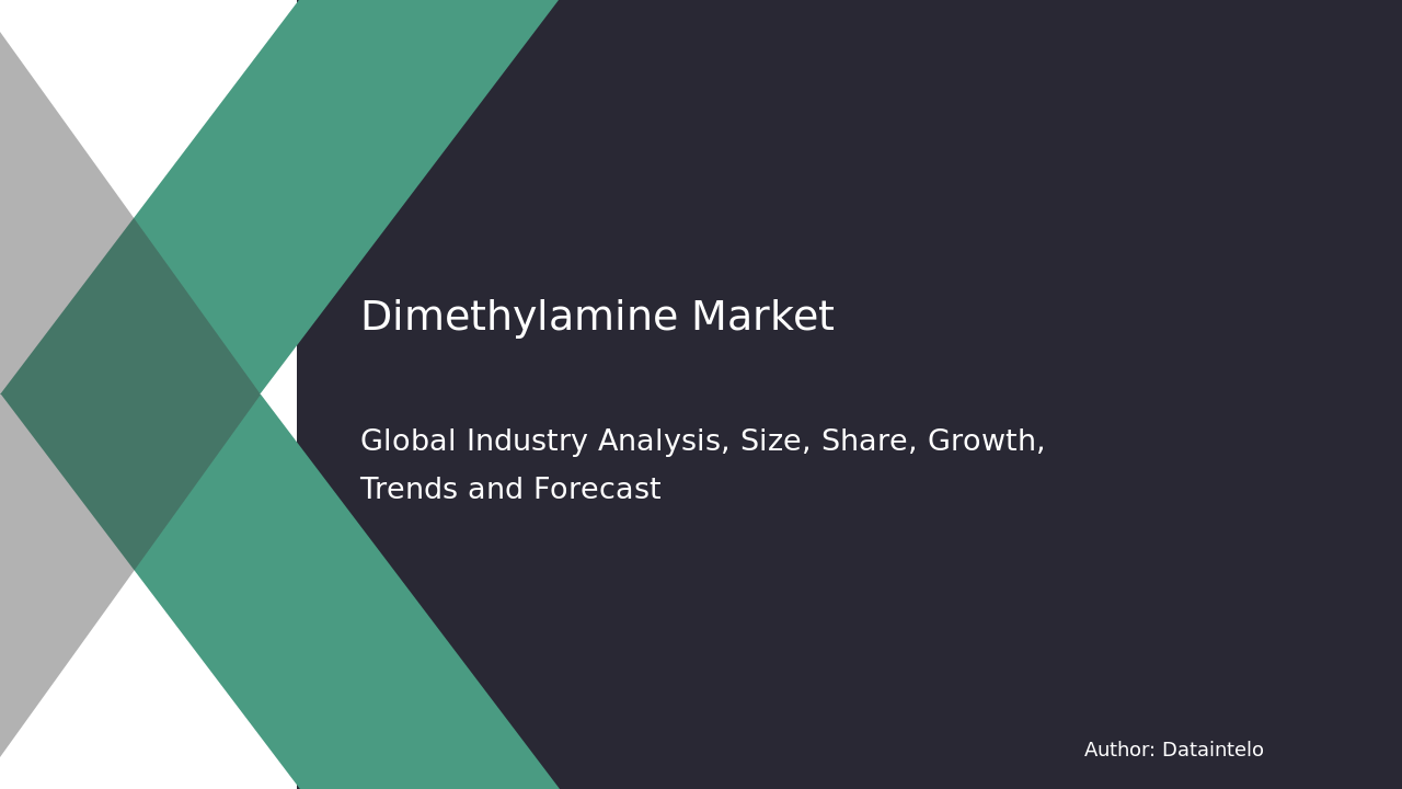 Revenue Forecast and Market Trends of Dimethylamine Industry 2032