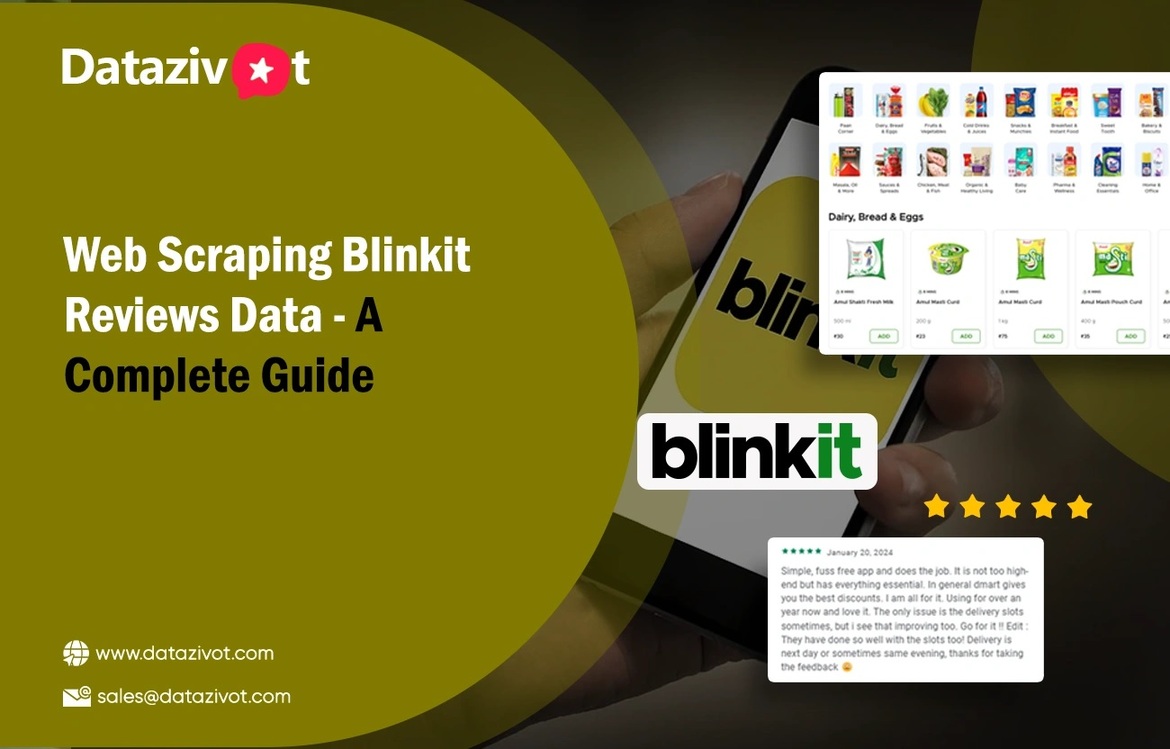 Web Scraping Blinkit Reviews Data – Full Guide