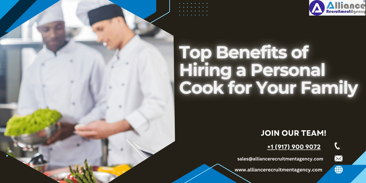 Top Benefits of Hiring a Personal Cook for Your Family