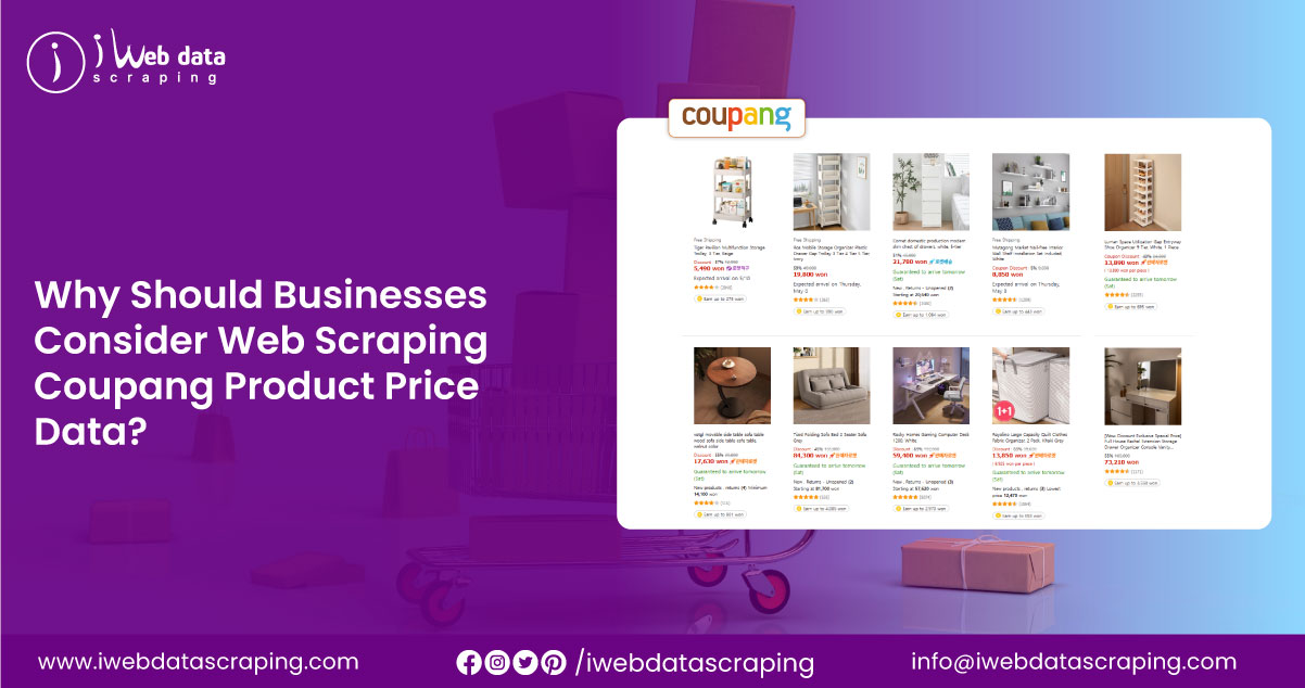 Leverage Web Scraping Coupang Product Price Data