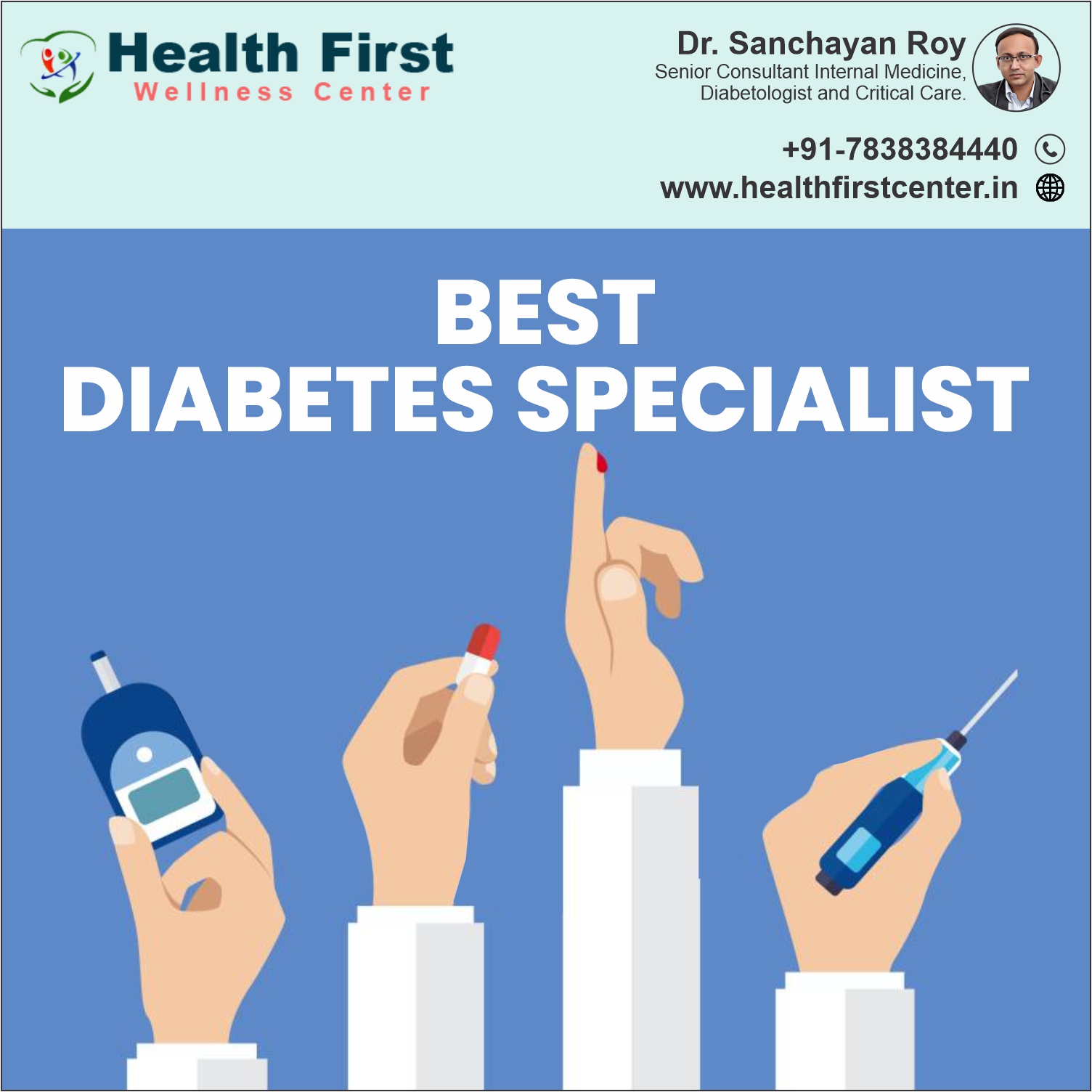 Expert Diabetes Specialist for Type 1 & Type 2 Diabetes: Dr. Sanchayan Roy