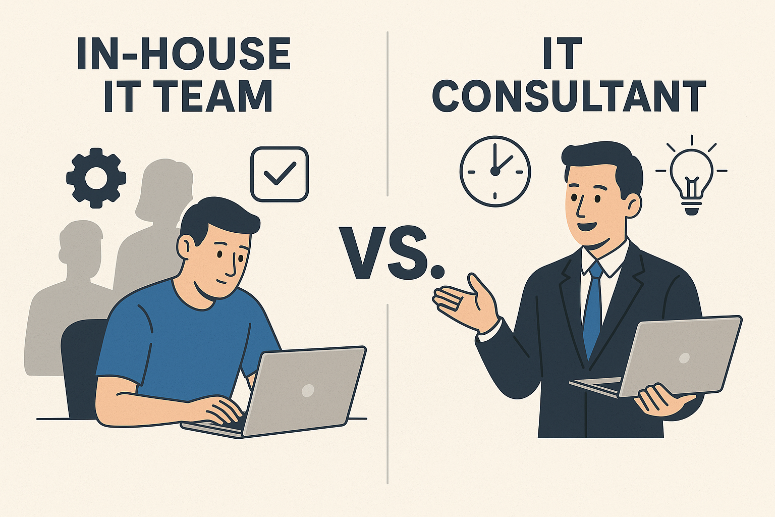 In-House IT Team or Consultant: What’s Right for You?