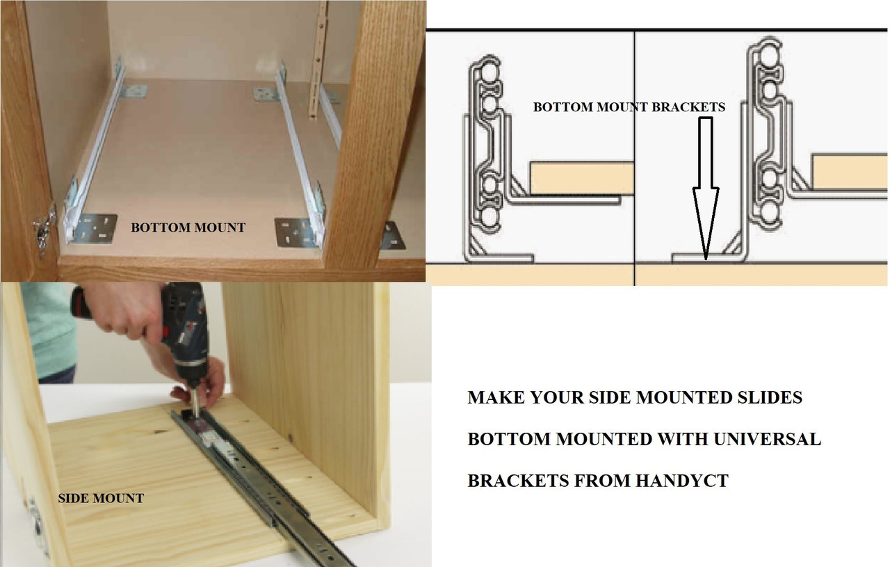 How Undermount Drawer Slides Differ from Side-Mount Slides