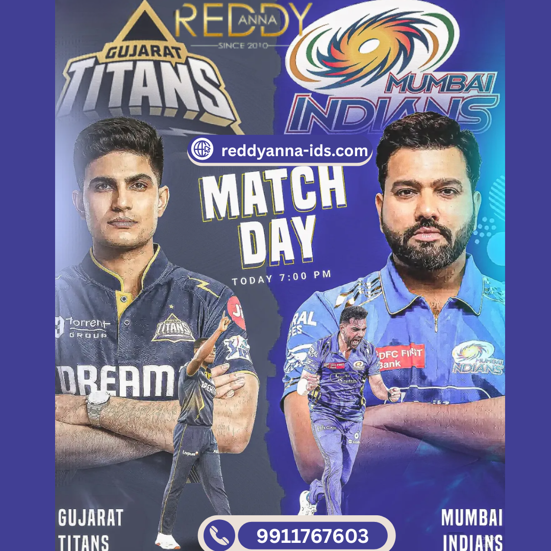 Tactical Battles with Reddy Anna Website: Mumbai Indians vs Gujarat Titans in IPL 2025 at Wankhede Stadium.