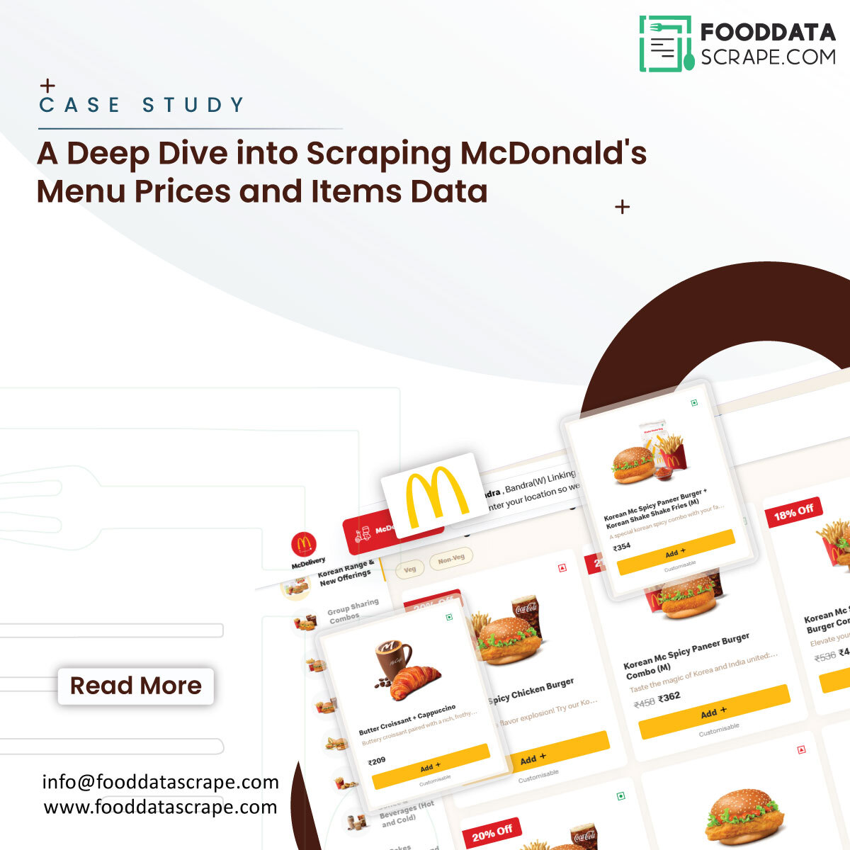 Scraping McDonalds Menu Prices and Items Data