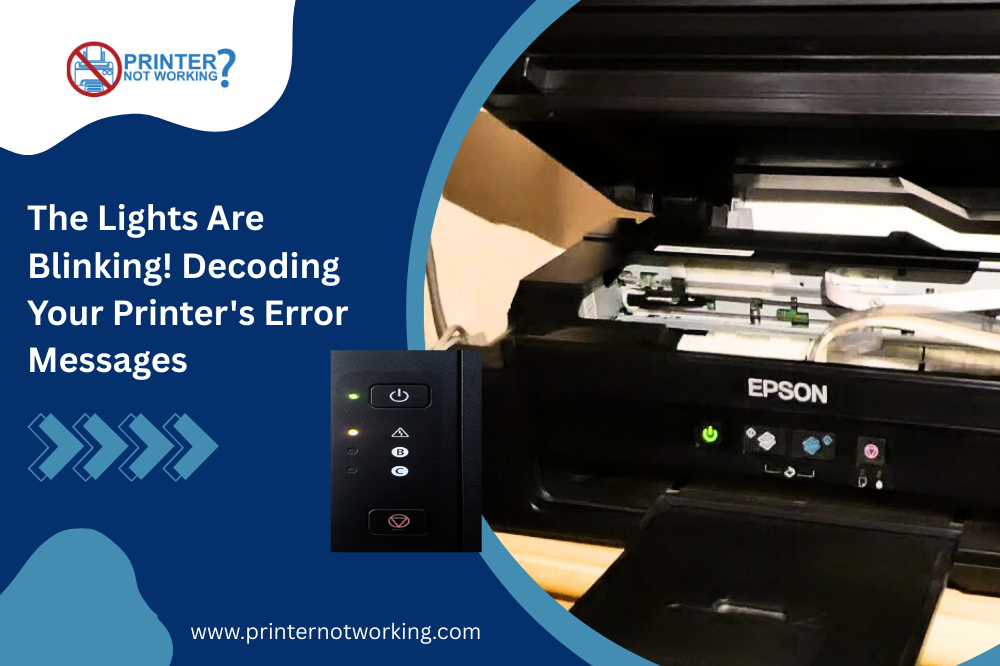 The Lights Are Blinking! Decoding Your Printer's Error Messages
