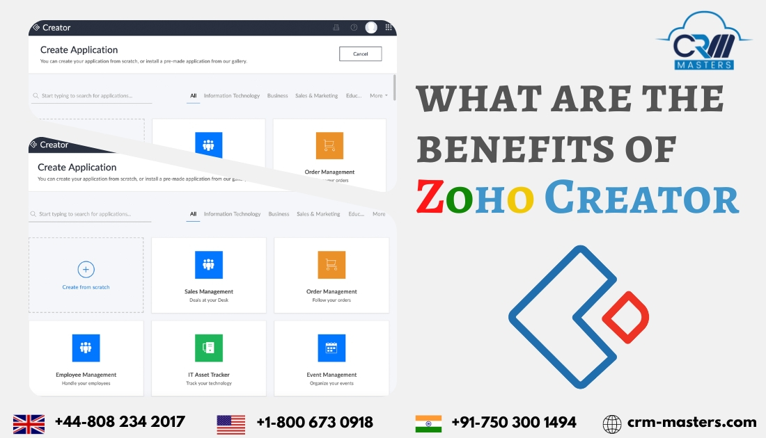 What are the Benefits of Zoho Creator?