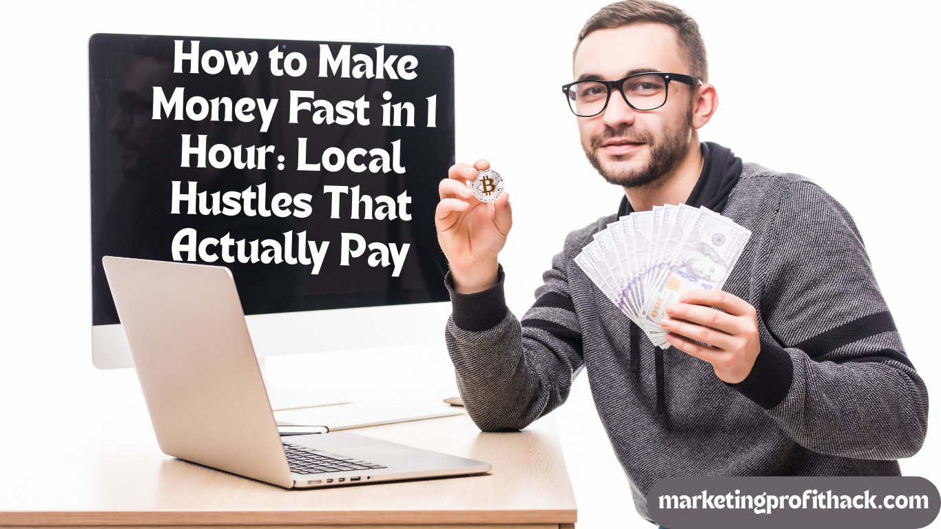How to Make Money Fast in 1 Hour: Local Hustles That Actually Pay