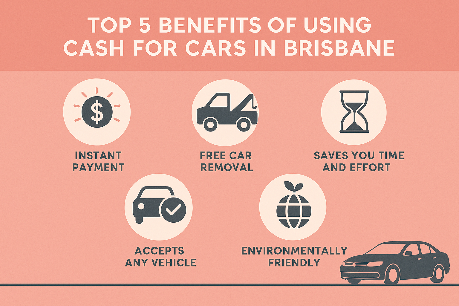 Top 5 Benefits of Using Cash for Cars in Brisbane