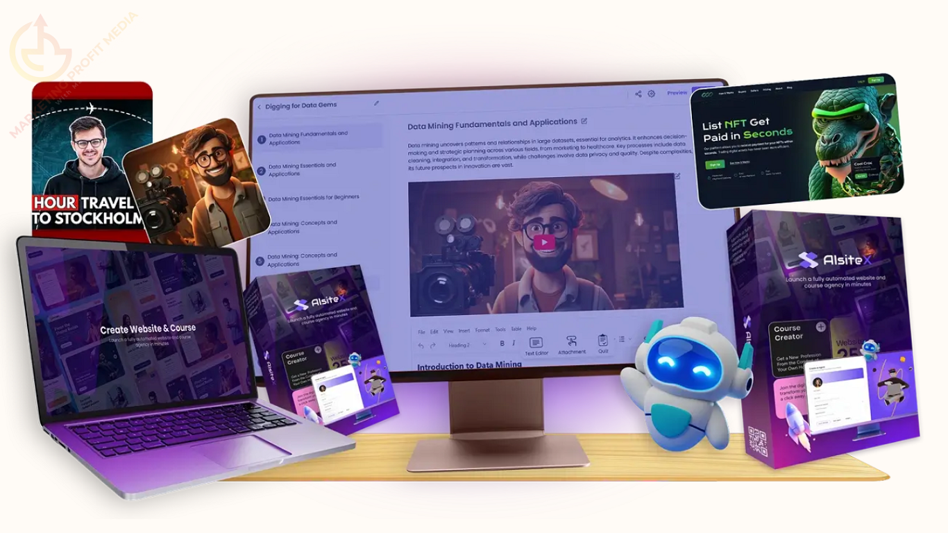 AISiteX Review – Builds Unlimited Websites & Courses In Any Niche