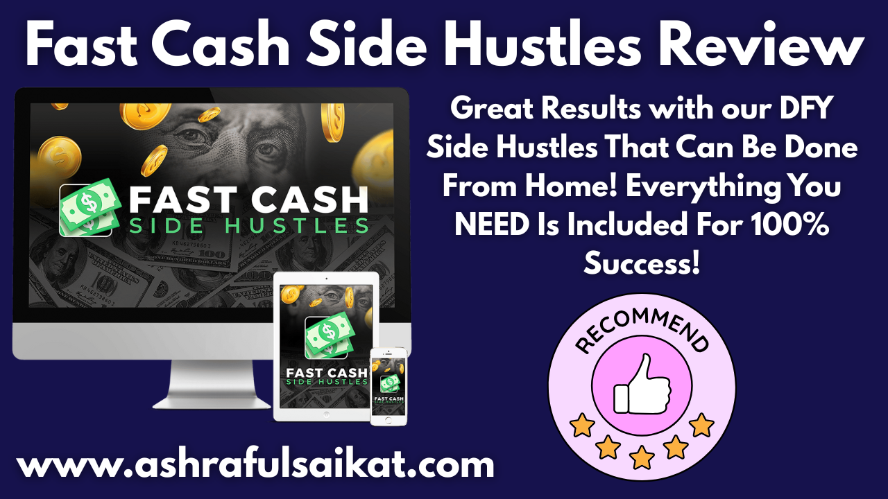 Fast Cash Side Hustles Review - Automated Commission System