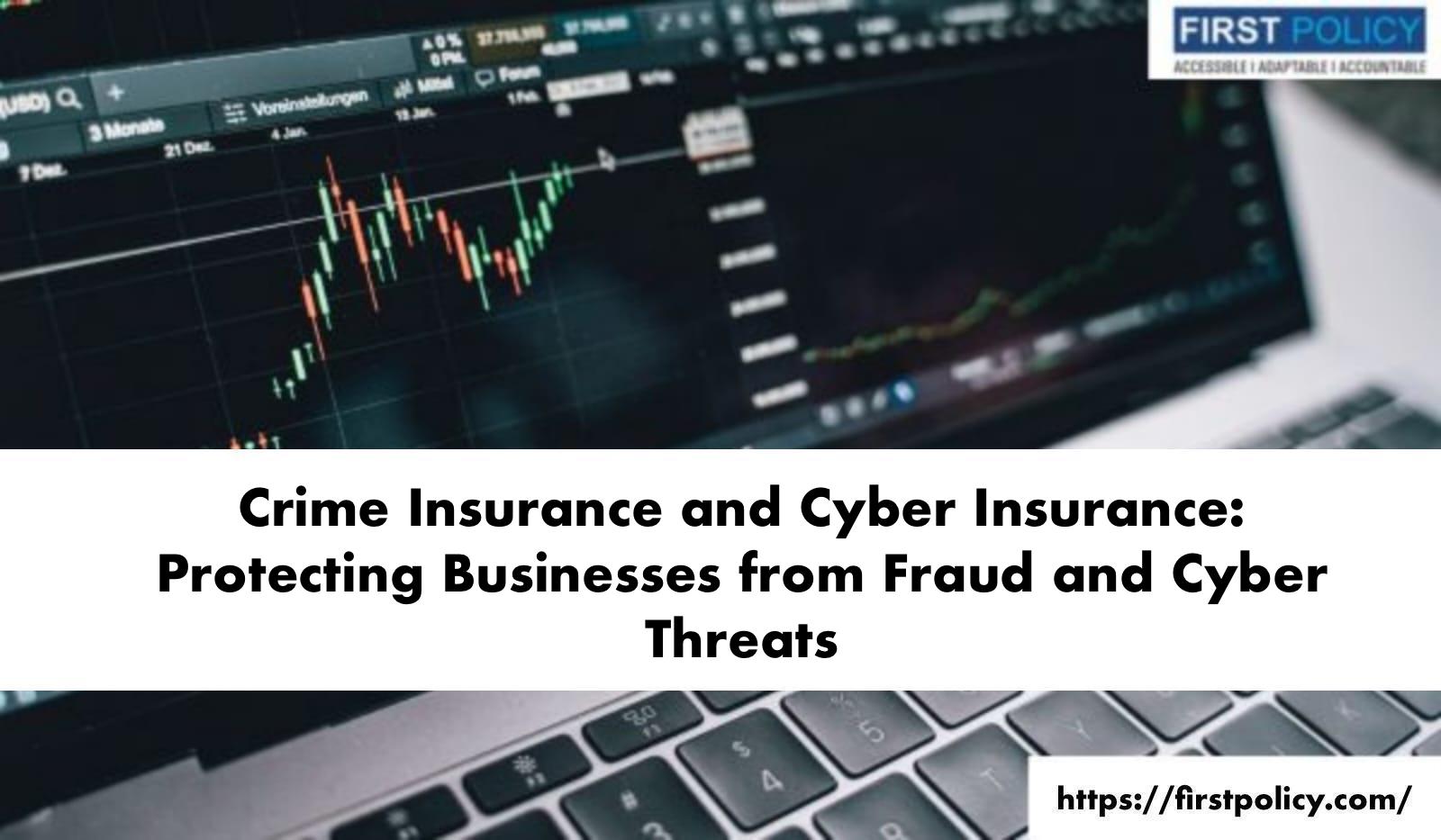 Crime Insurance and Cyber Insurance: Protecting Businesses from Fraud and Cyber Threats