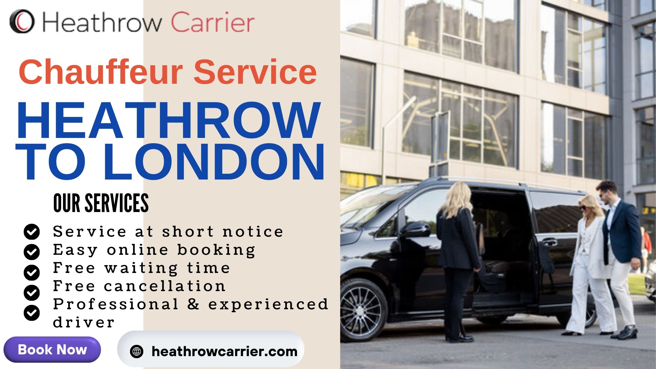 Exclusive Chauffeur Service Heathrow to London: Arrive in Elegance