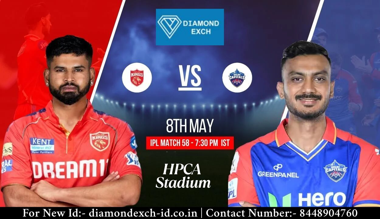 Hit a Six with Diamond Exchange: Your Ultimate Cricket Destination for Live Updates of PBKS vs DC.