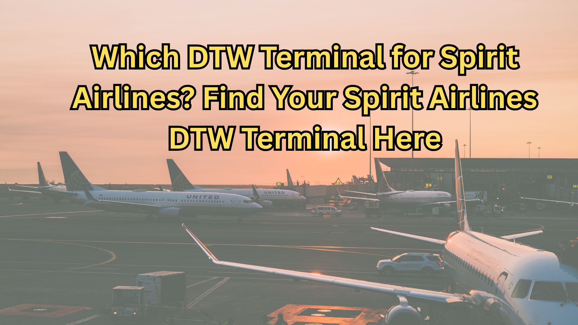 Which DTW Terminal for Spirit Airlines? Find Your Spirit Airlines DTW Terminal Here