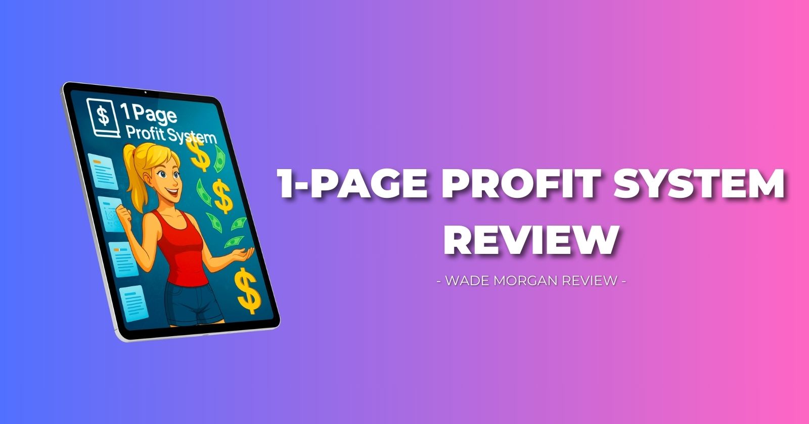 1-Page Profit System Review: 10-Minute Income System