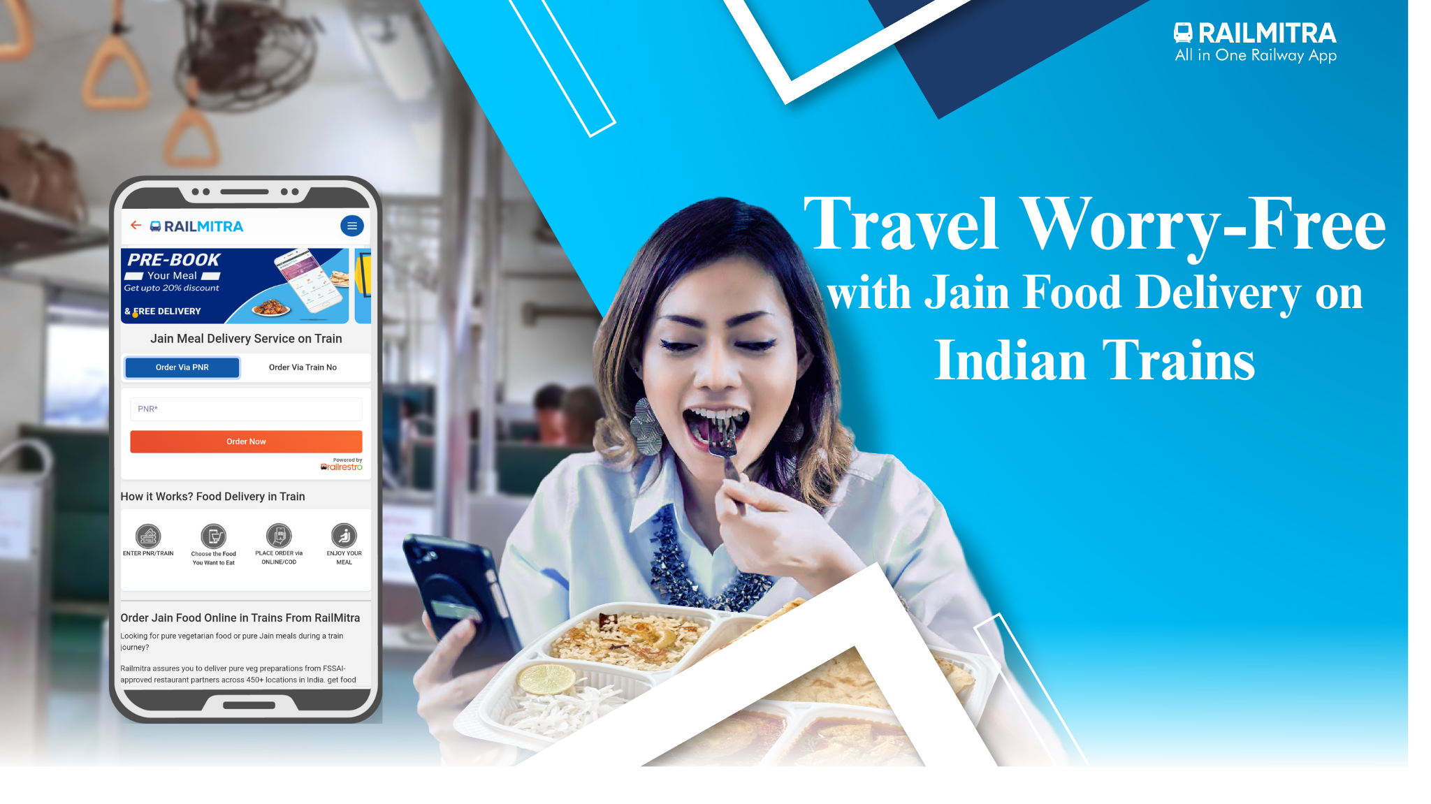 Travel Worry-Free with Jain Food Delivery on Indian Trains
