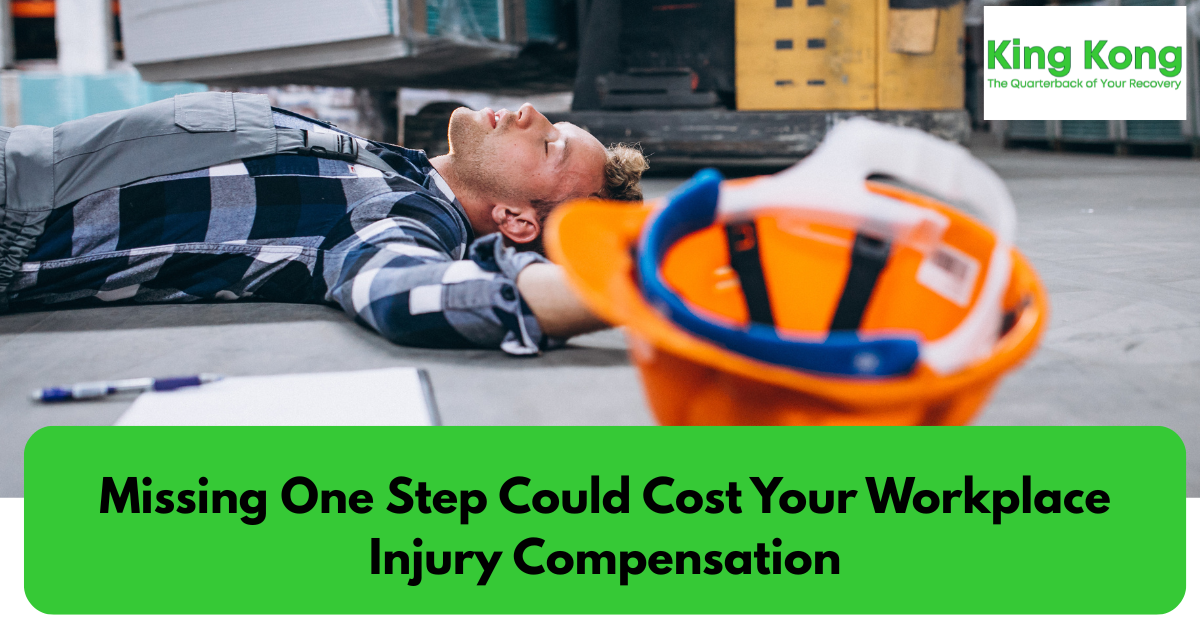 Missing One Step Could Cost Your Workplace Injury