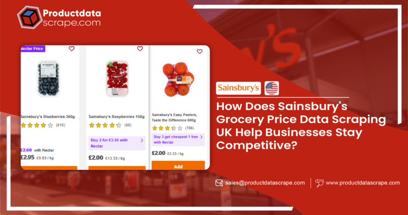 Sainsbury's Grocery Price Data Scraping UK to Stay Competitive
