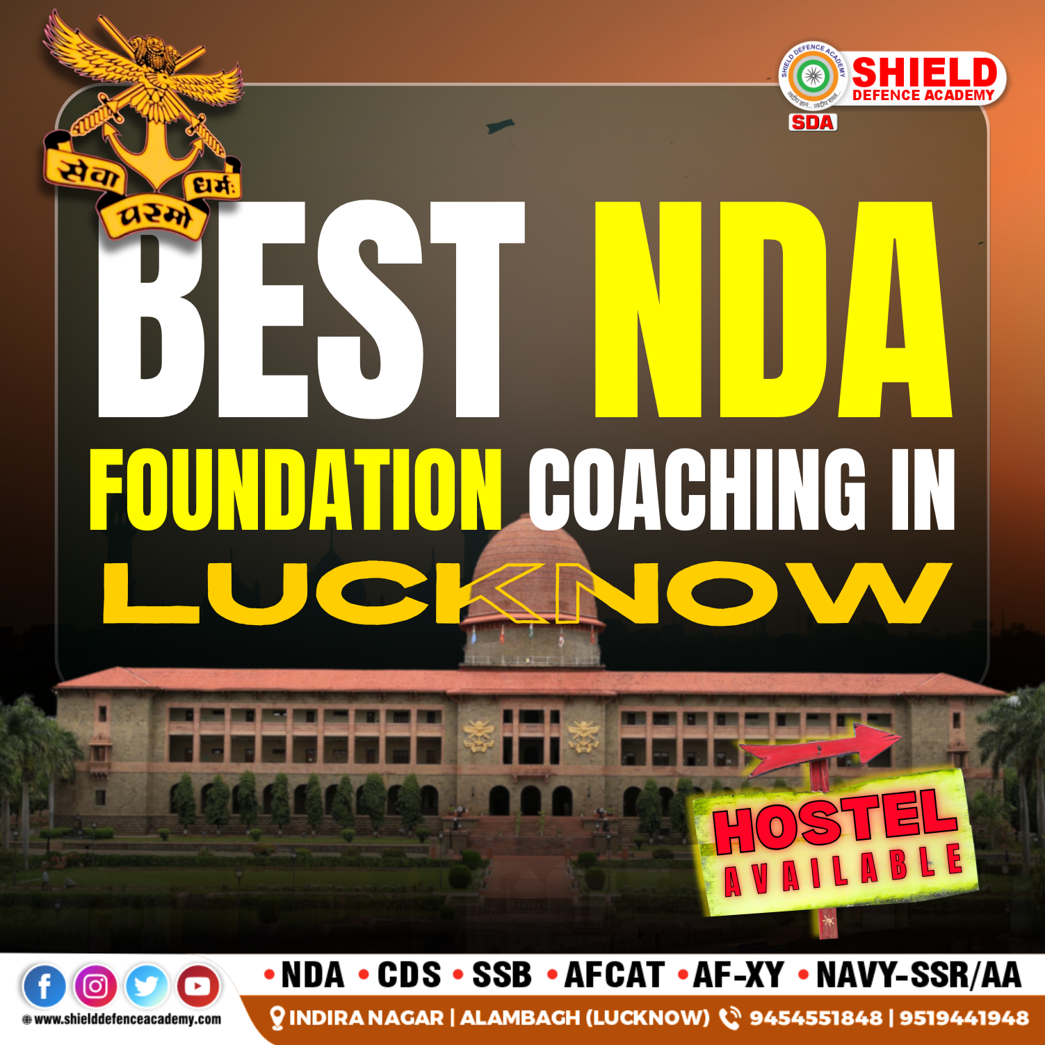 Best NDA Foundation Coaching in Lucknow – Join Shield Defence Academy