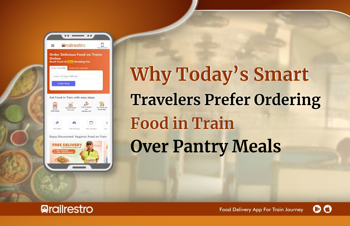 Why Today’s Smart Travelers Prefer Ordering Food in Train Over Pantry Meals
