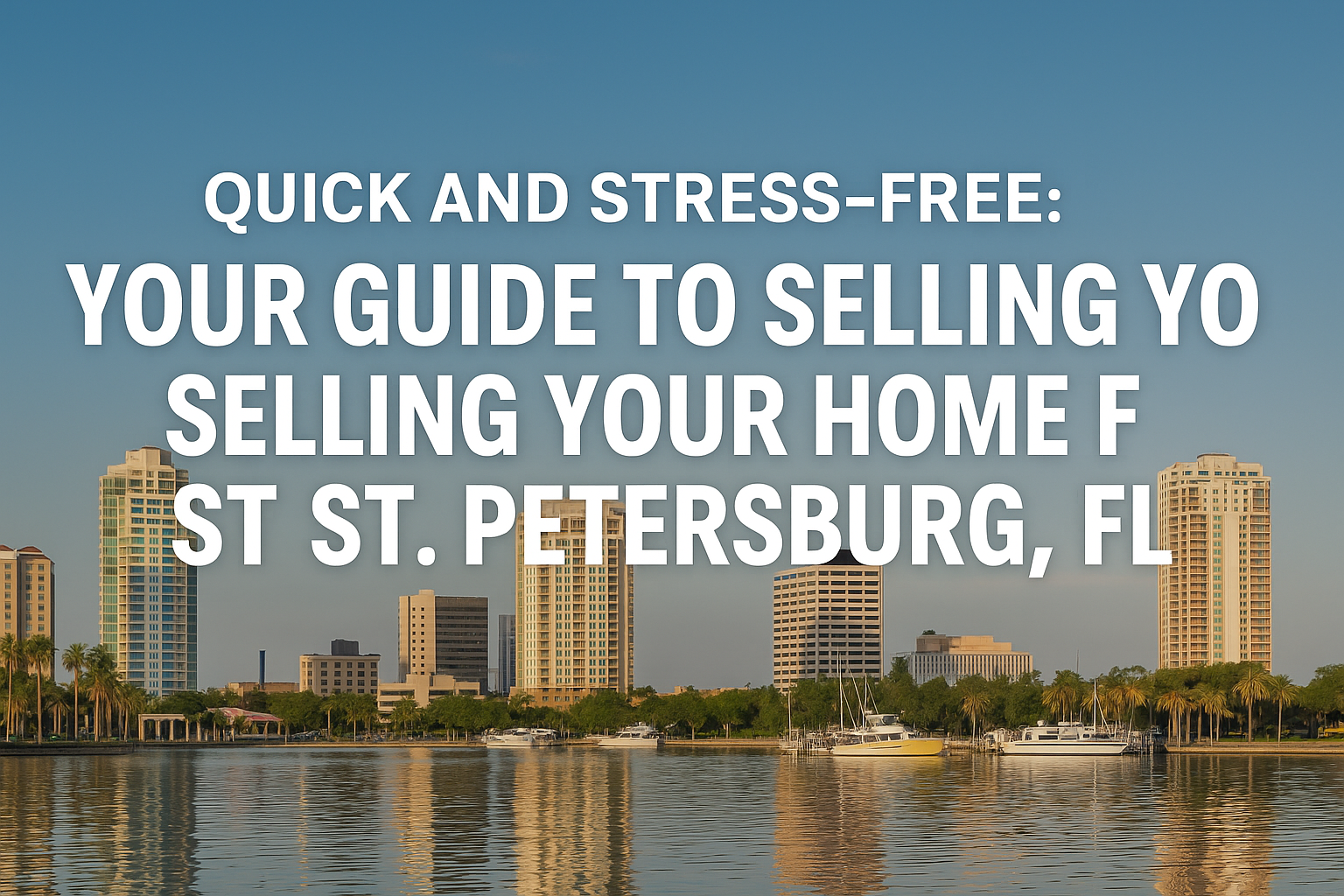 Sell My House Fast in St. Petersburg, FL: The Complete Guide