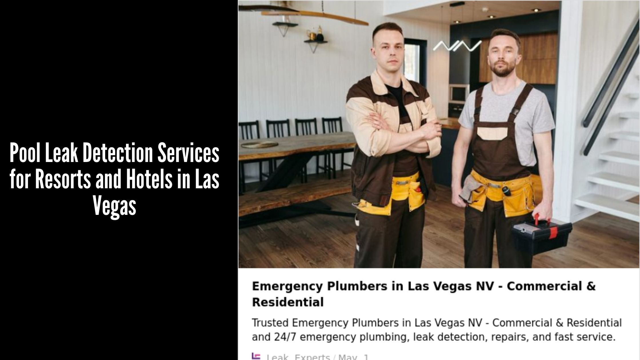 Pool Leak Detection Services for Resorts and Hotels in Las Vegas