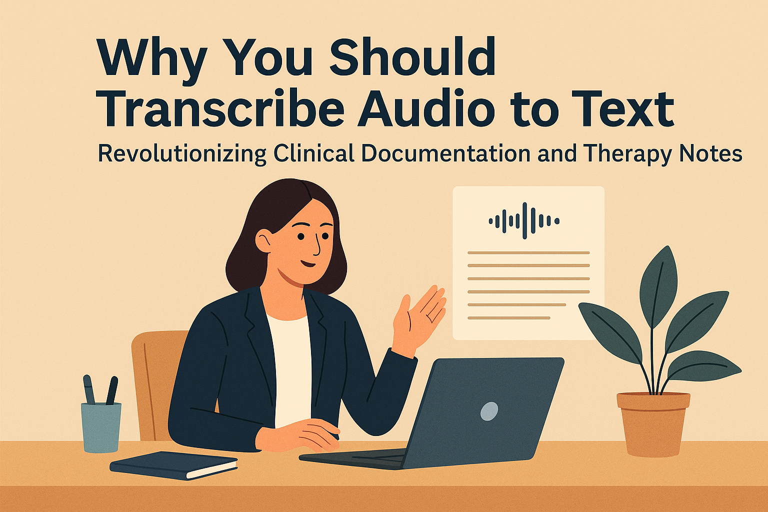 Why You Should Transcribe Audio to Text: Revolutionizing Clinical Documentation and Therapy Notes