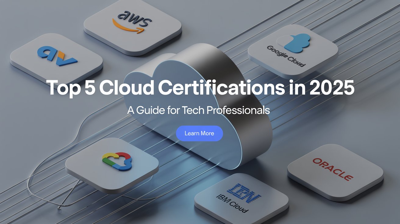 Top 5 Cloud Certifications in 2025: A Guide for Tech Professionals