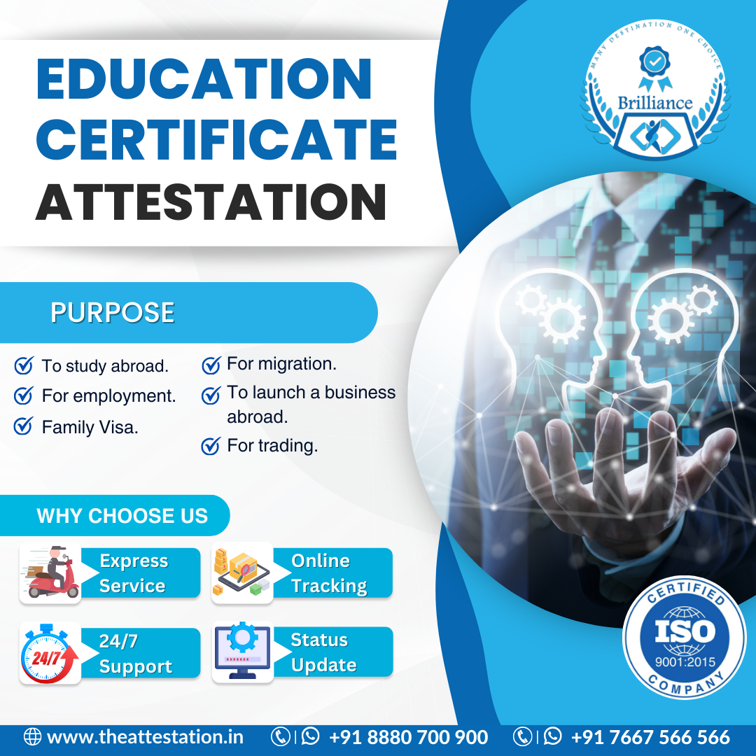 Frequently Asked Questions About Educational Certificate Attestation
