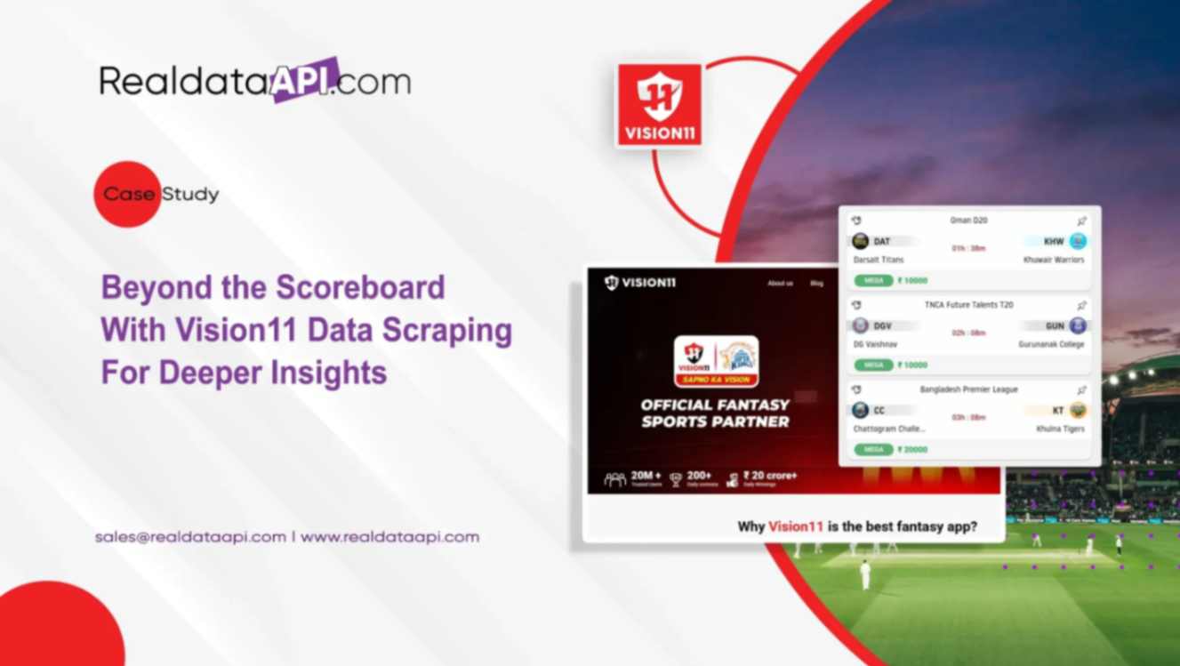 Beyond the Scoreboard With Vision11 Data Scraping For Deeper Insights