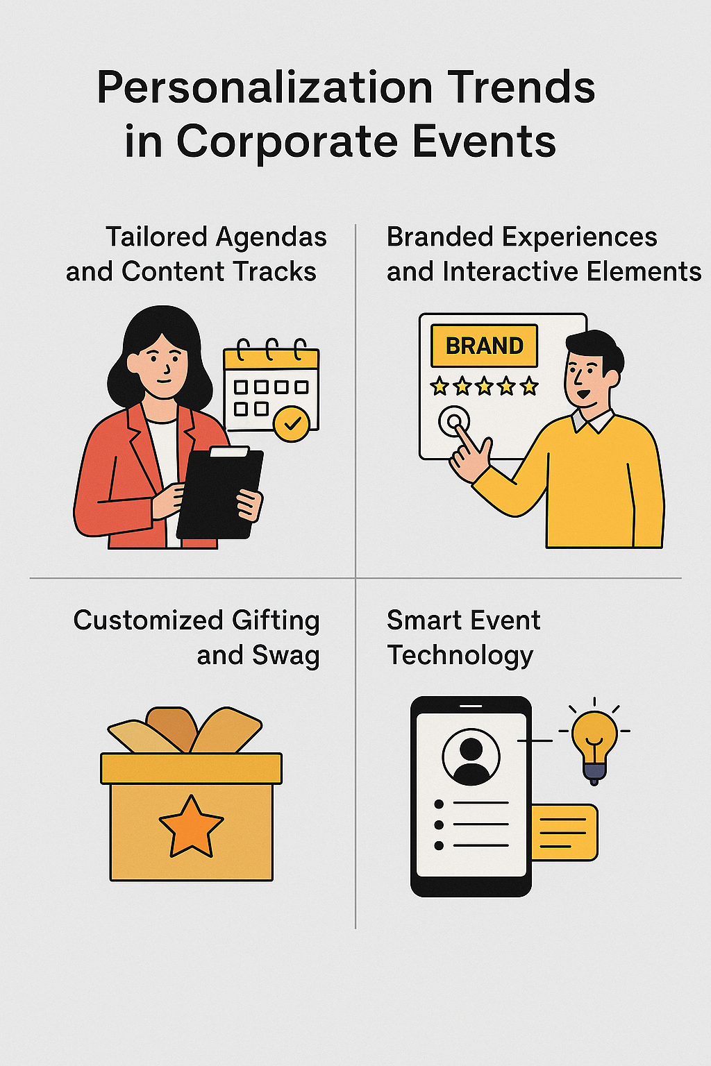 Personalization Trends in Corporate Events: Creating Unique Brand Experiences